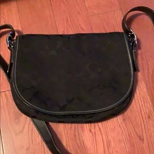 black coach purse